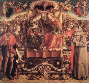 CRIVELLI, Carlo, Coronation Of The Virgin, 1493